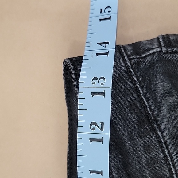 Forever 21 Size 26 or 28 Washed Black Jeans, Skinny Leg, High Waist. EUC. - Picture 3 of 10